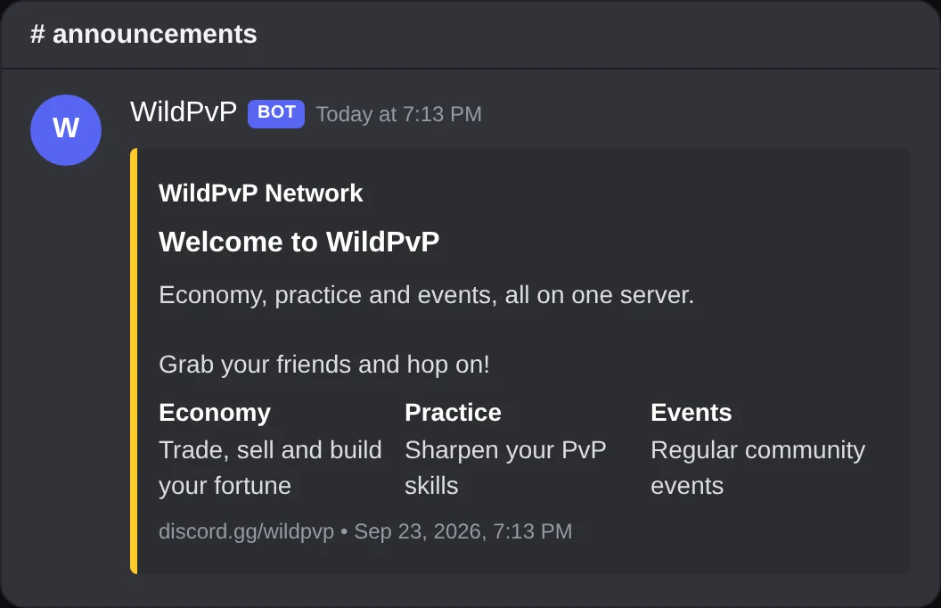 Screenshot of Embed Maker